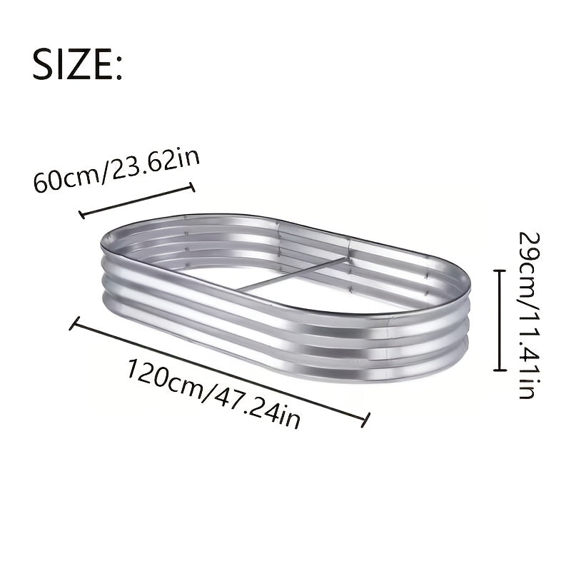 bcnvdus 2 packs galvanized raised garden bed covers