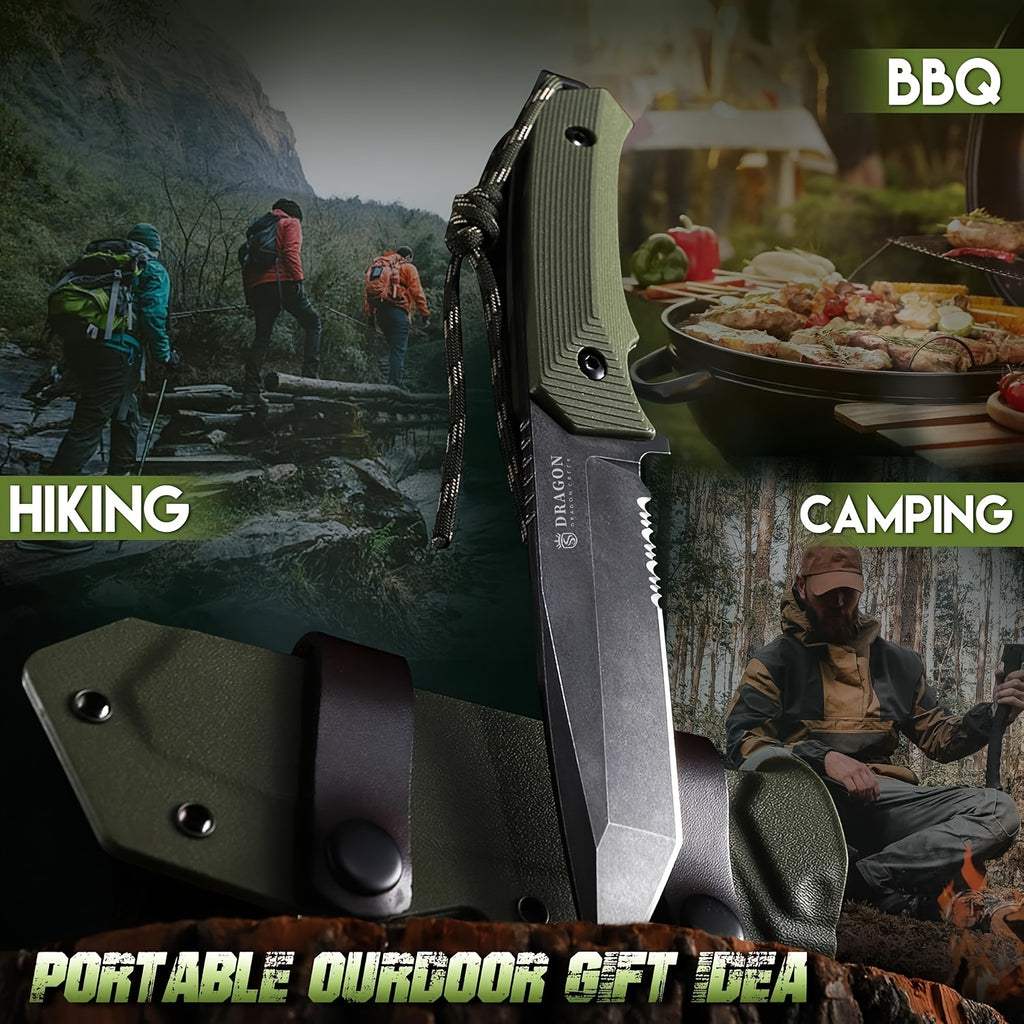 fixed blade knife sharp outdoor knife   sheath camping