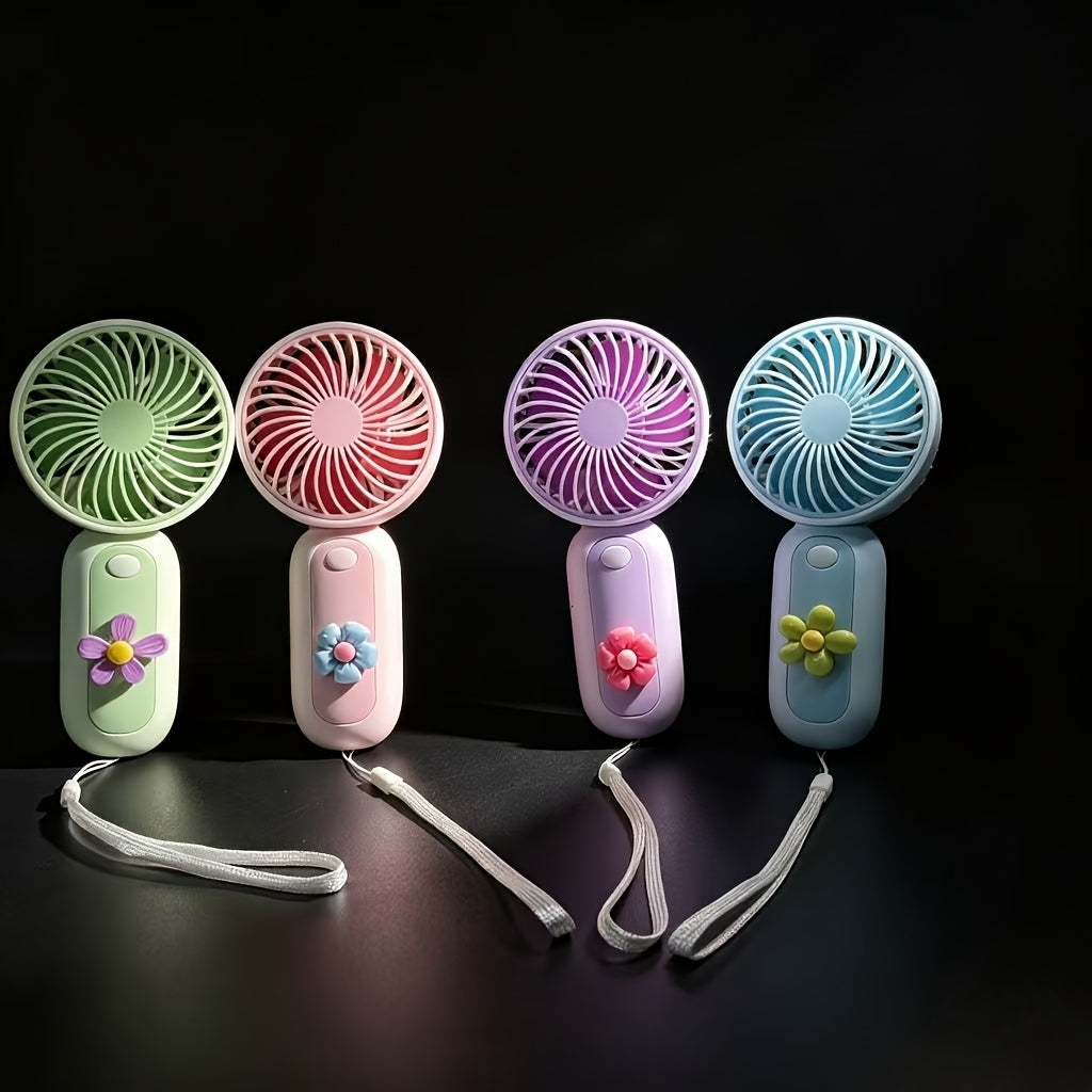 handheld fan suitable women girls portable pocket fan