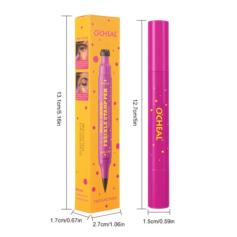 double headed freckle stamp eyeliner pen long lasting