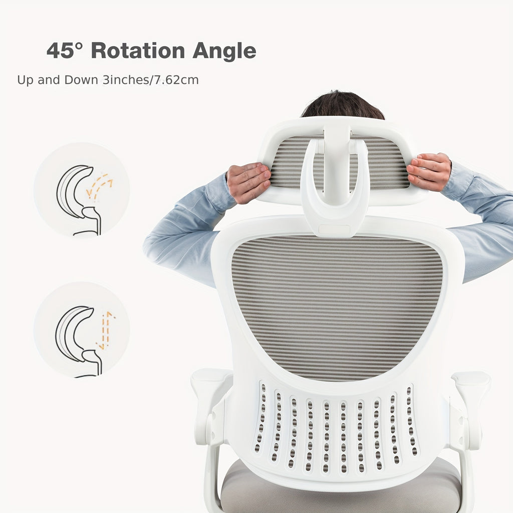 home office desk chair ergonomic high back mesh rolling work