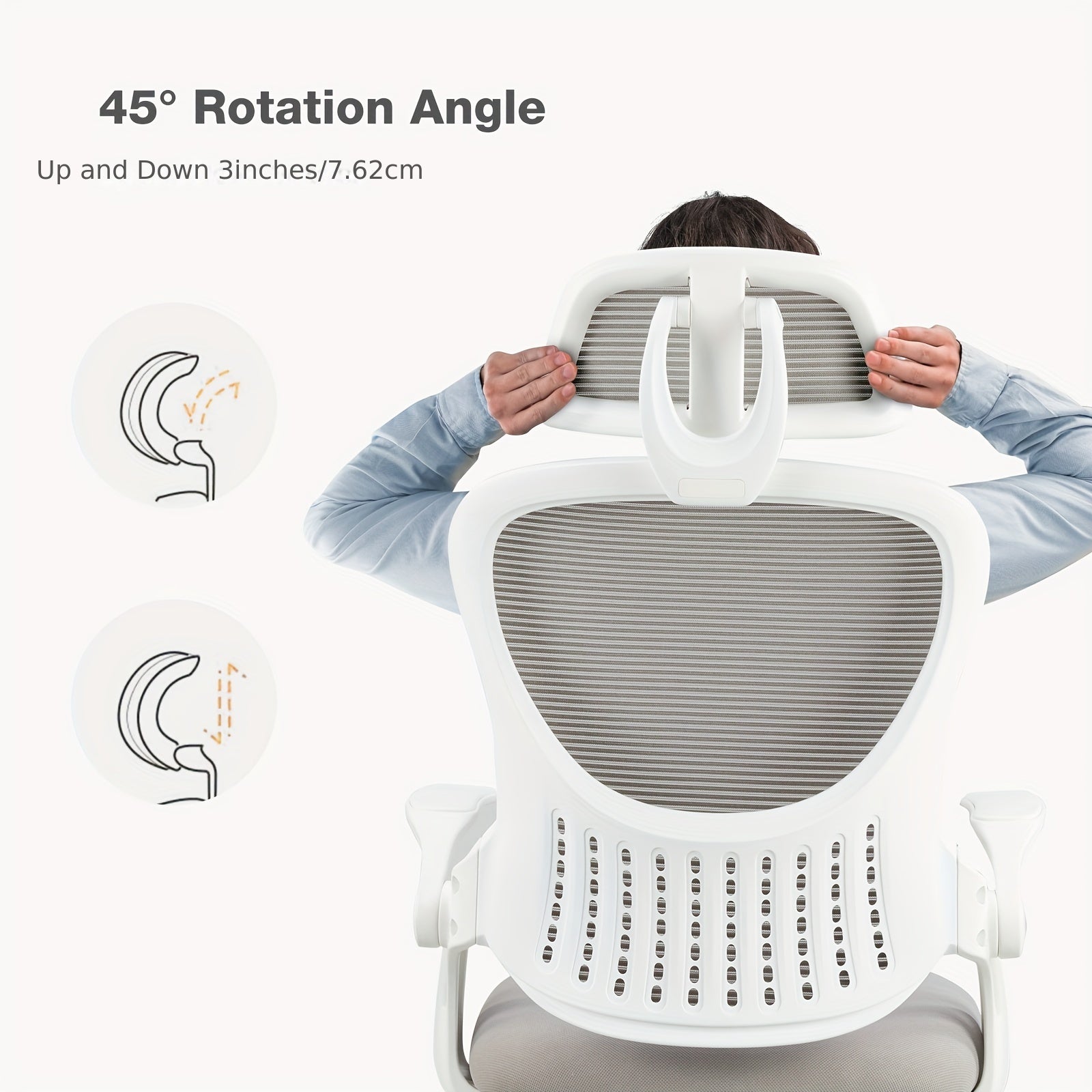 home office desk chair ergonomic high back mesh rolling work