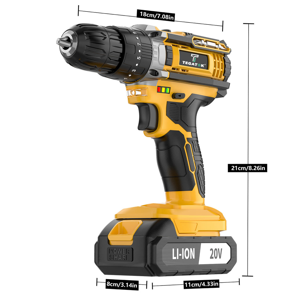 20v 58 136pcs 147pcs cordless impact drill kit 20