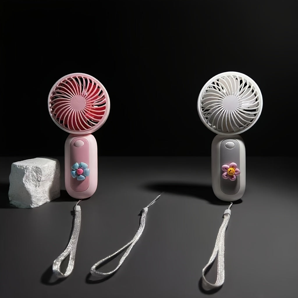 handheld fan suitable women girls portable pocket fan
