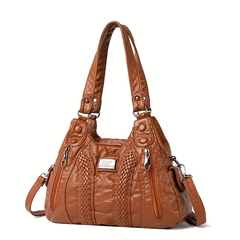 luxury handbag women featuring multiple pockets a designer