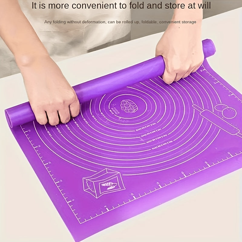 2pcs set extra large kneading mat measurement guide 60x46