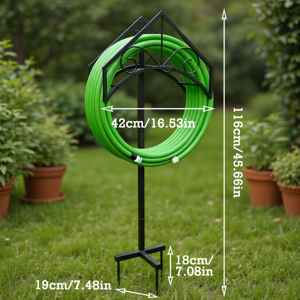 metal garden hose holder outdoor water hose holder hose reel