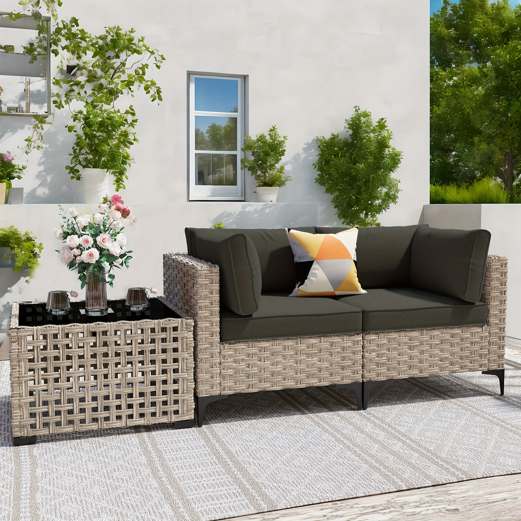 2 3 5 8 10pcs deep seat outdoor patio furniture set outside