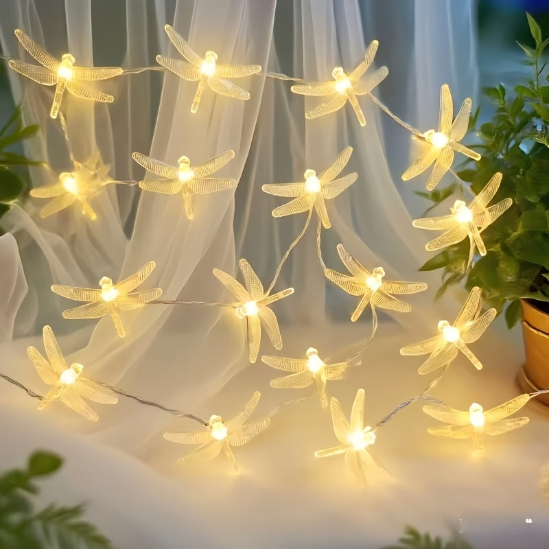 1 string dragonfly string lights 10 leds 1 5m 59inch 4 92ft