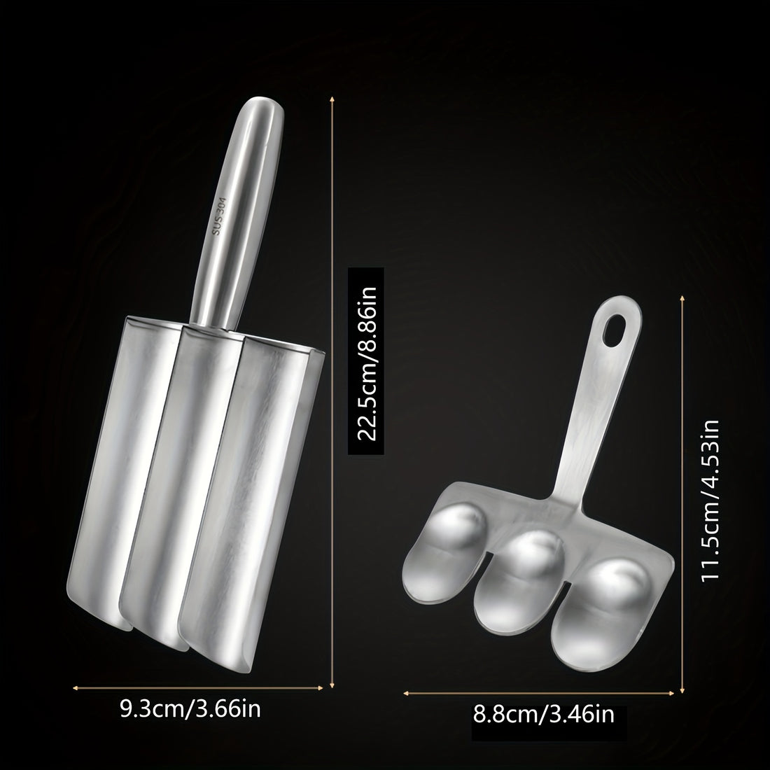 stainless steel triple meatball maker meatball maker tool