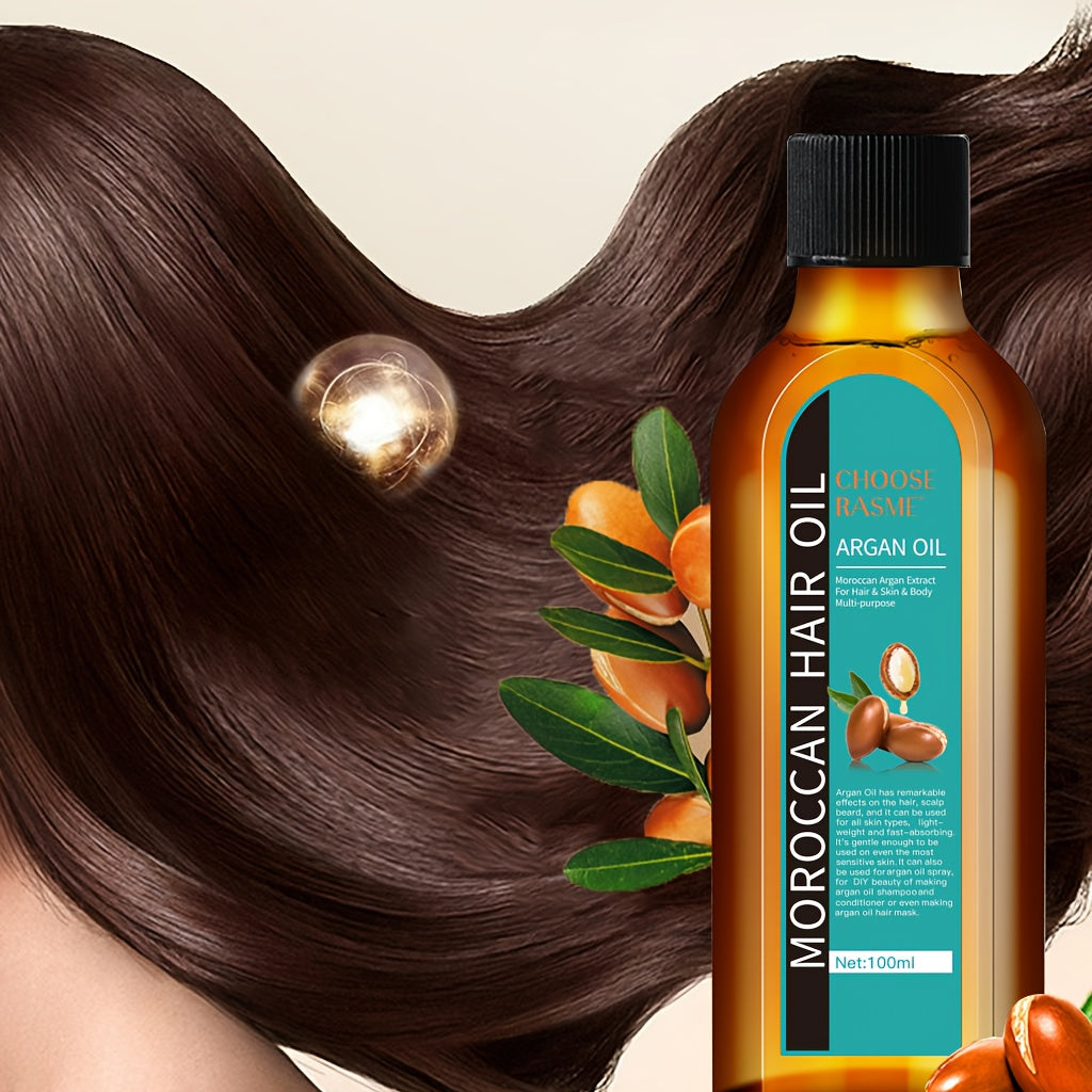 moroccan hair oil improves dry frizzy hair strengthens adds