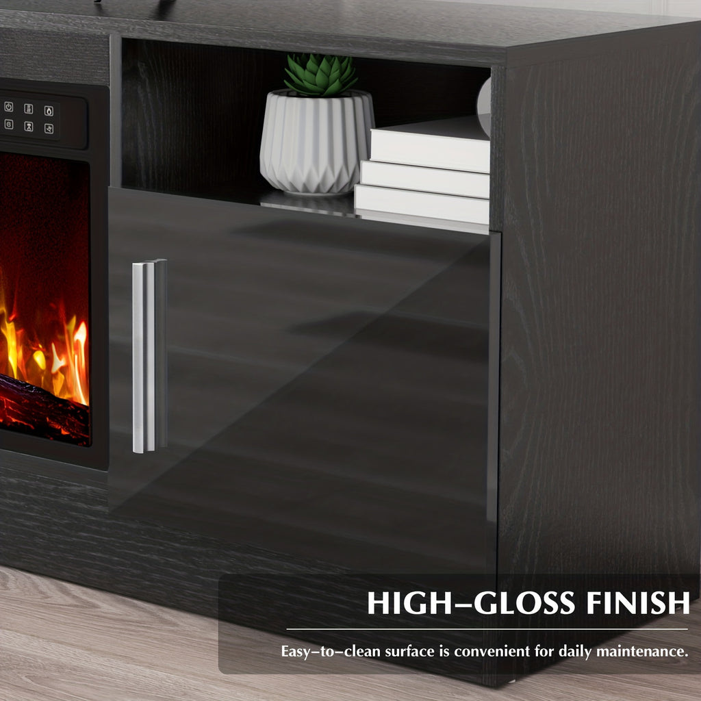fireplace tv stand 36 fireplace 80   modern wood high