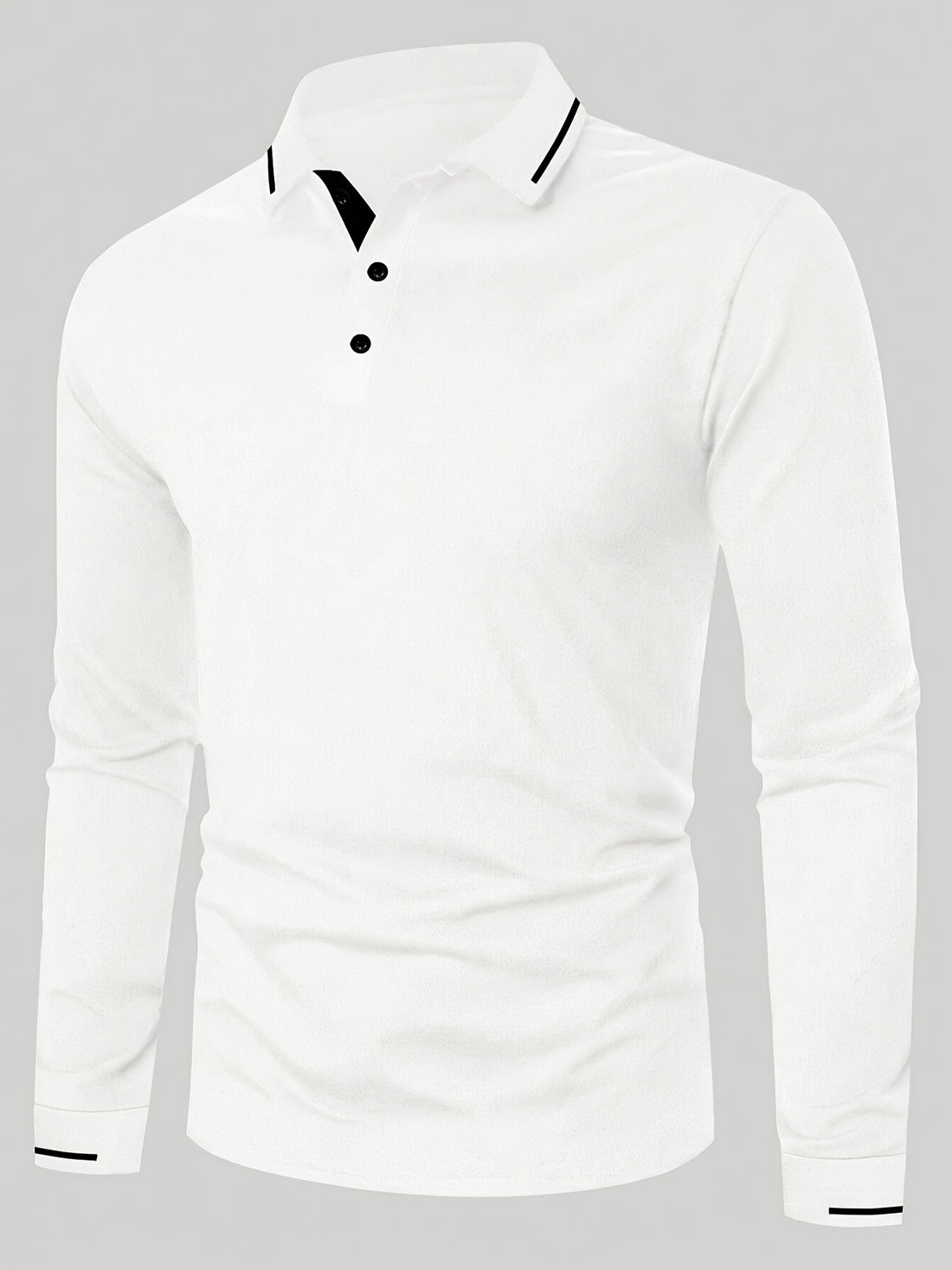 mens fashion long sleeve   shirt casual golf wear