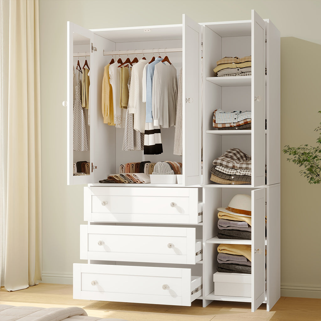 47 63 large modern   wardrobe closet mirror door