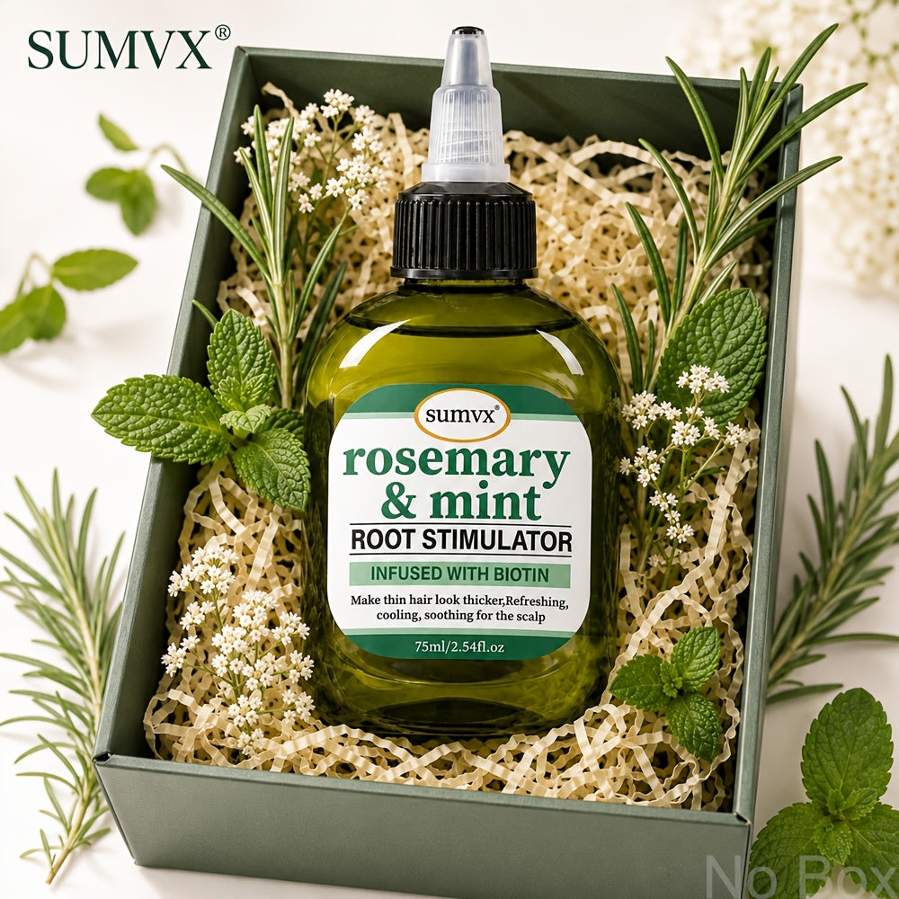 rosemary peppermint hair oil contains biotin rosemary