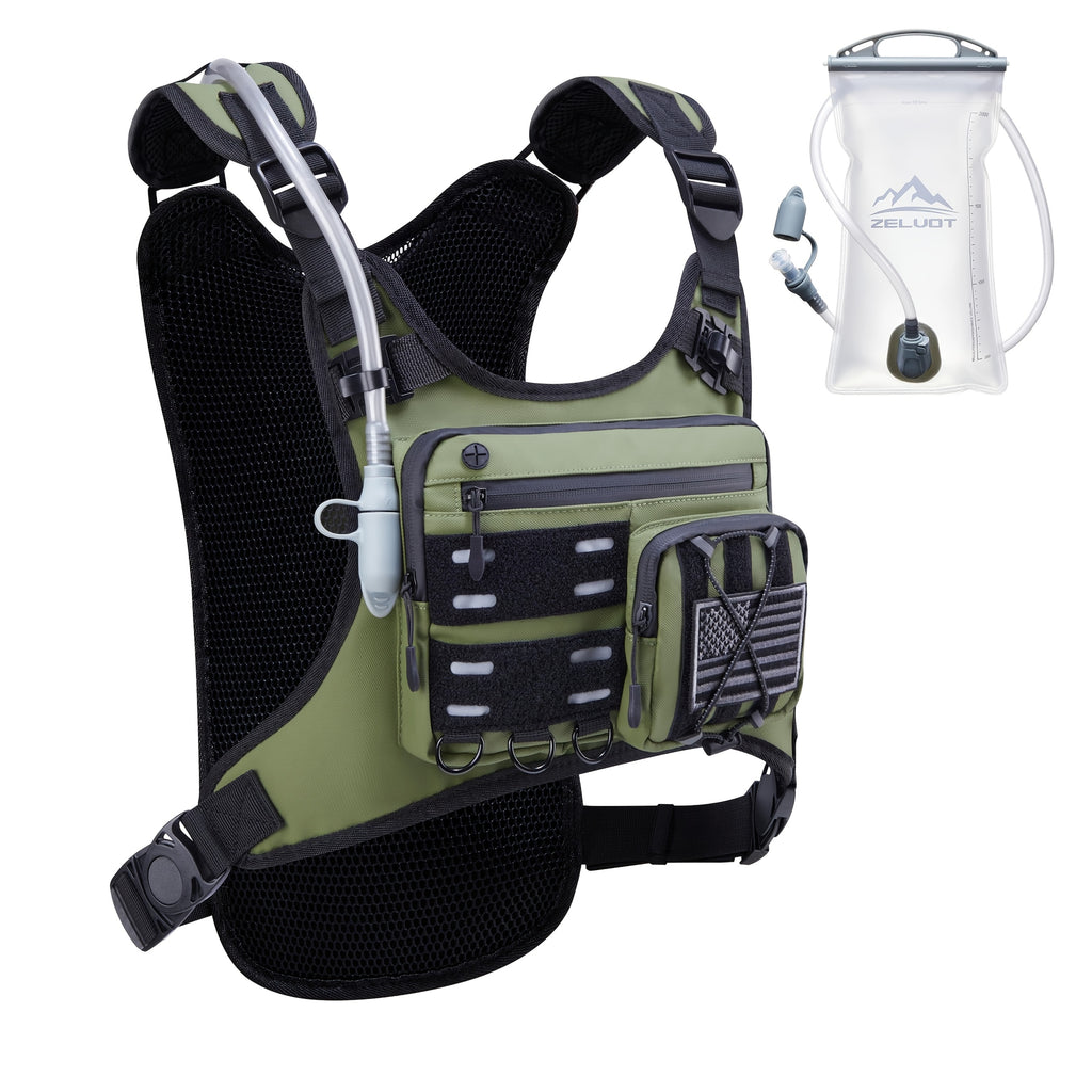 running vest 3l water bladder lightweight adjustable chest