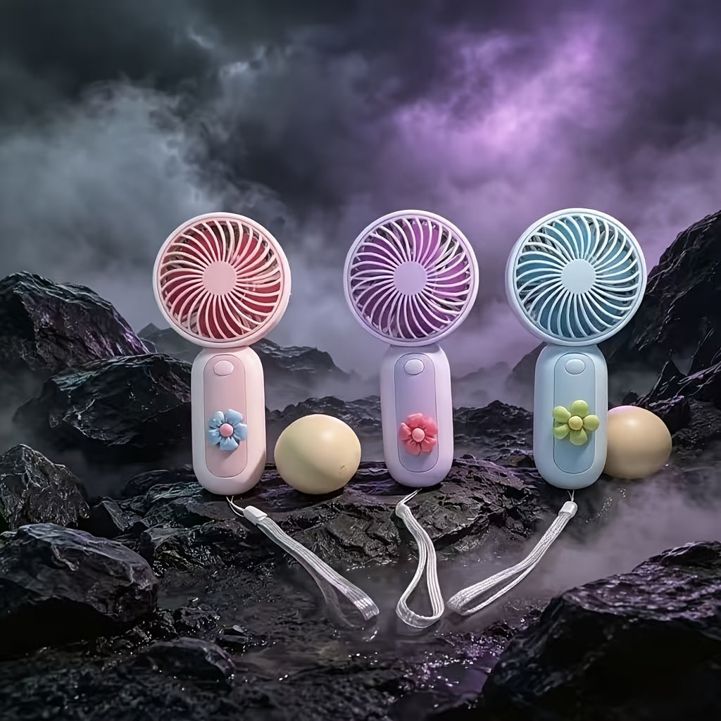 handheld fan suitable women girls portable pocket fan