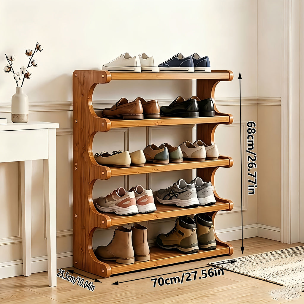 bamboo shoe rack space saving   shoe rack