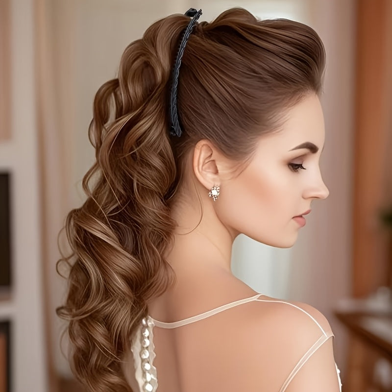 3pcs set womens large banana hair clips retro non slip