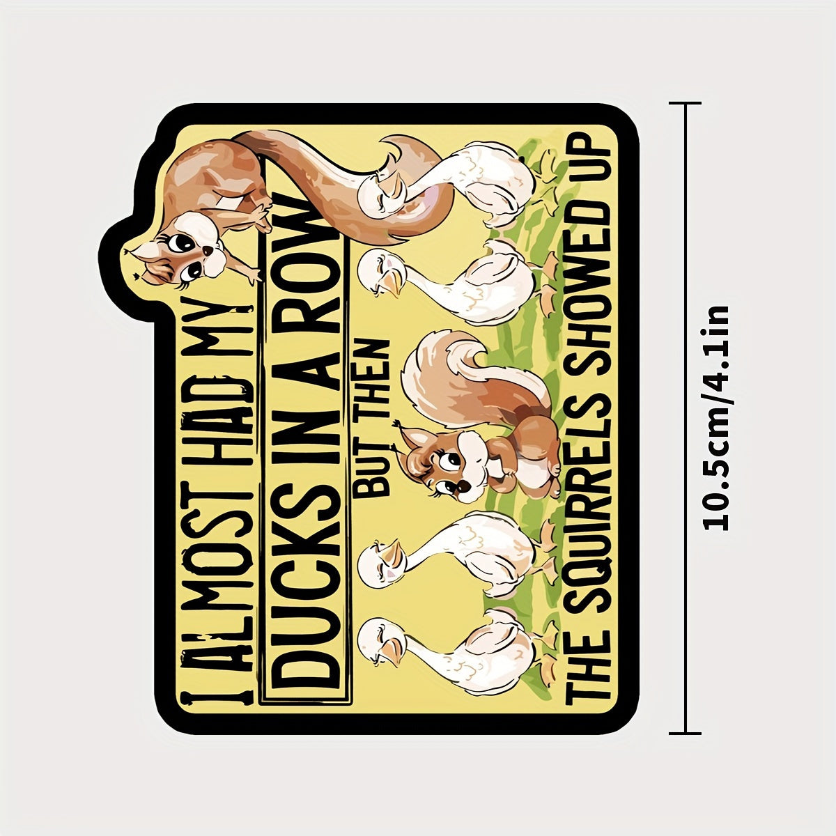 squirrel stickers suitable cars laptops