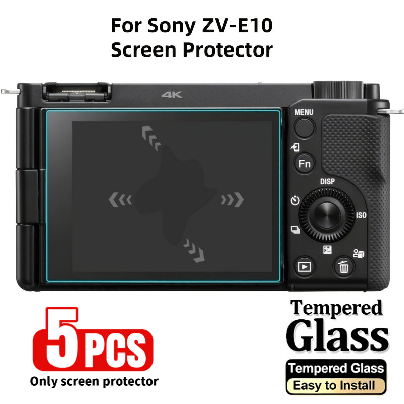 5pcs suitable sony zve10 camera accessories screen protector