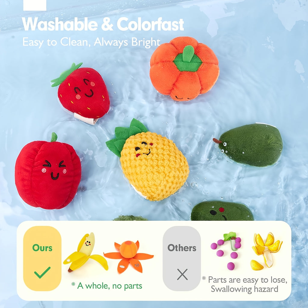 color sorting toys 6 12 months 16pcs fruit