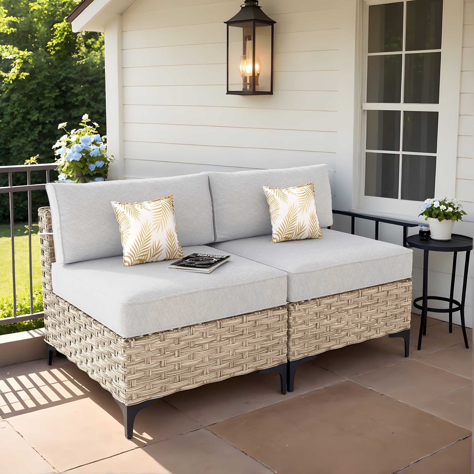2 3 5 8 10pcs deep seat outdoor patio furniture set outside