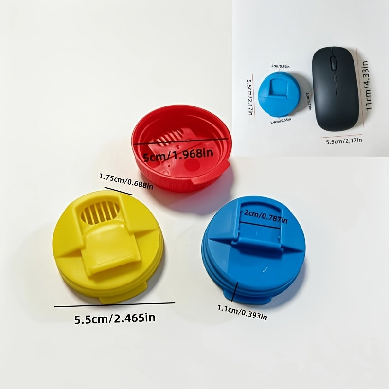 3pcs set leak proof lids keep drinks   beverage
