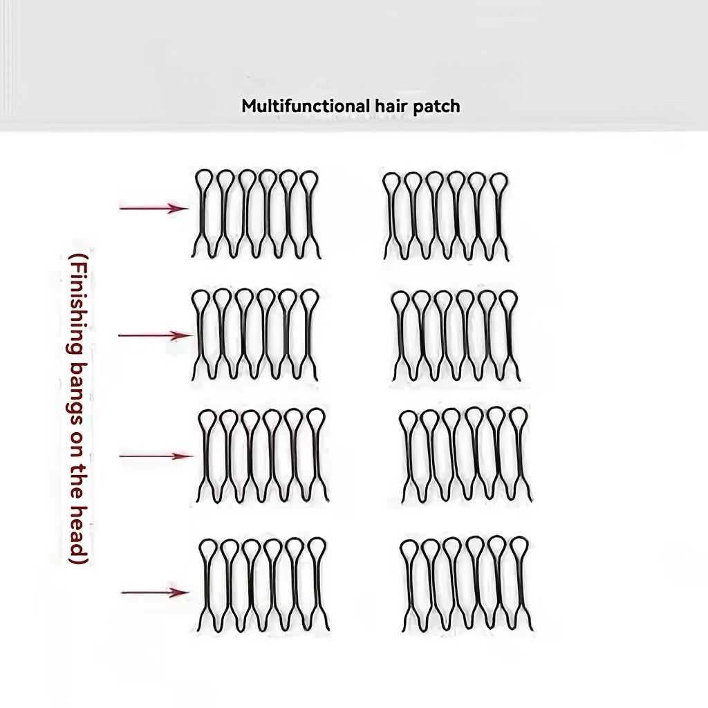 20pcs black hair fork clip a non slip upright hairstyle