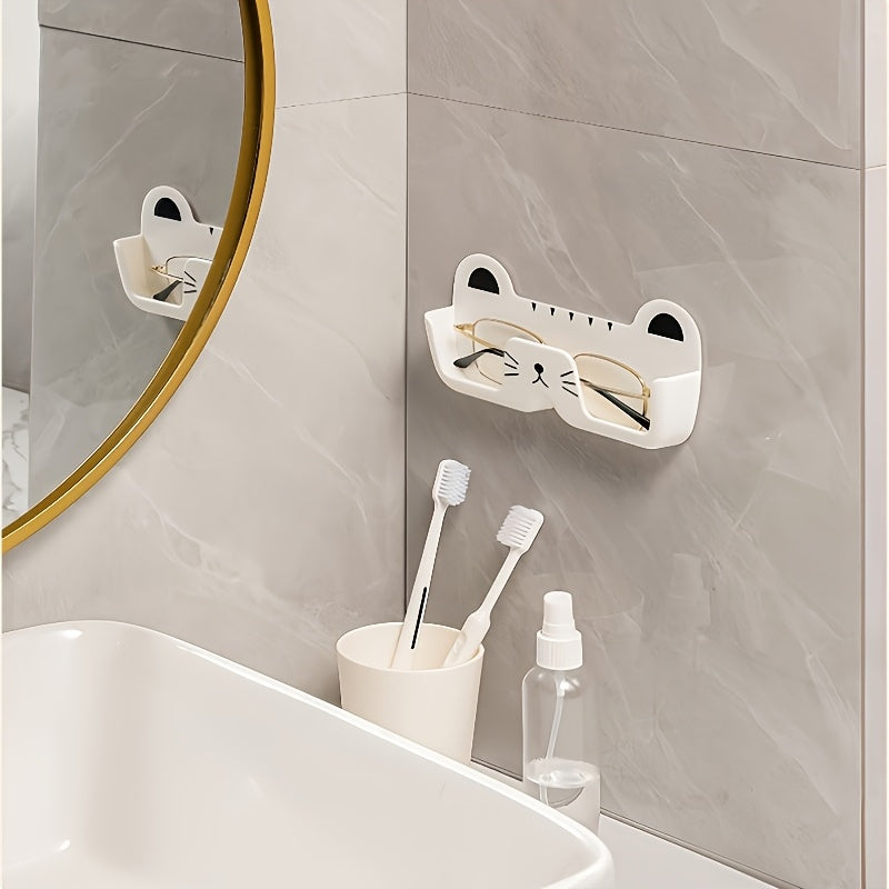 wall mounted glasses storage box suitable bedside bathroom