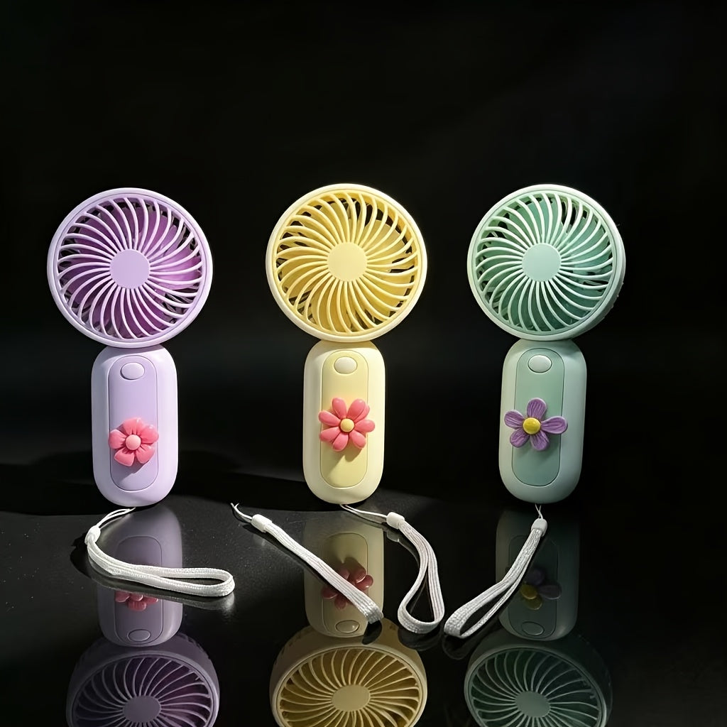 handheld fan suitable women girls portable pocket fan