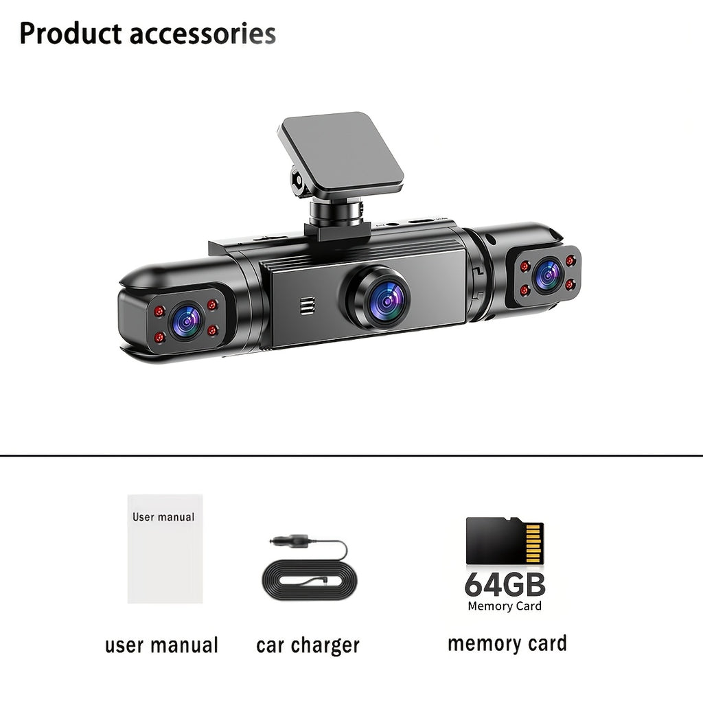 axh 360 panoramic 3 4 lens channel 1080p hd   safety