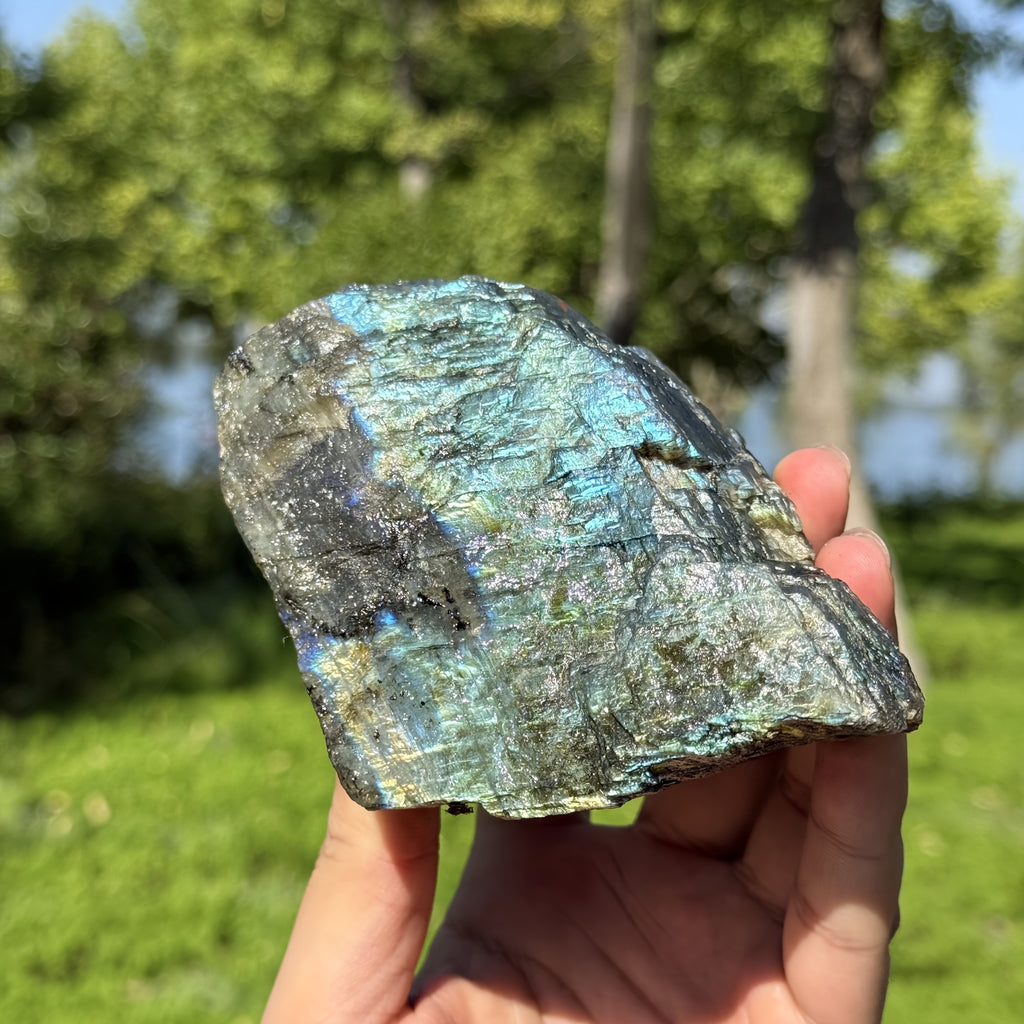 1pc random large   stone labradorite loose gemstones