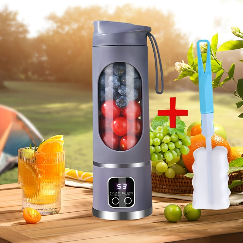 portable juicer led display usb rechargeable handheld juice