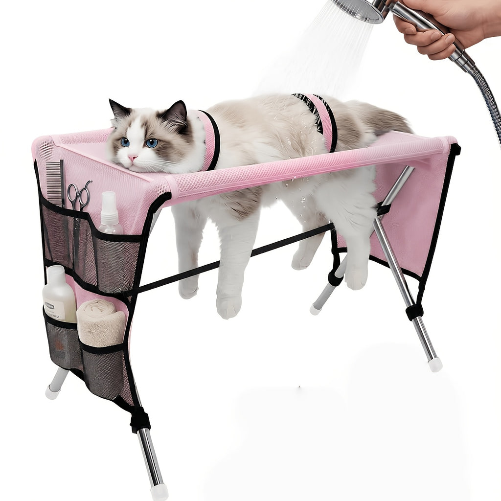pet grooming hammock stand   towel strap suitable