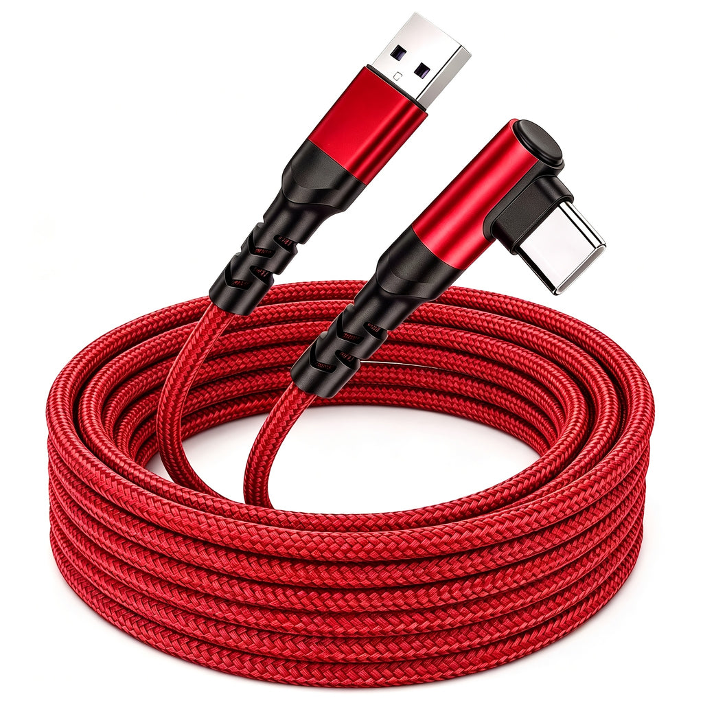 90 degree usb c charging cable 3a fast charging right angle