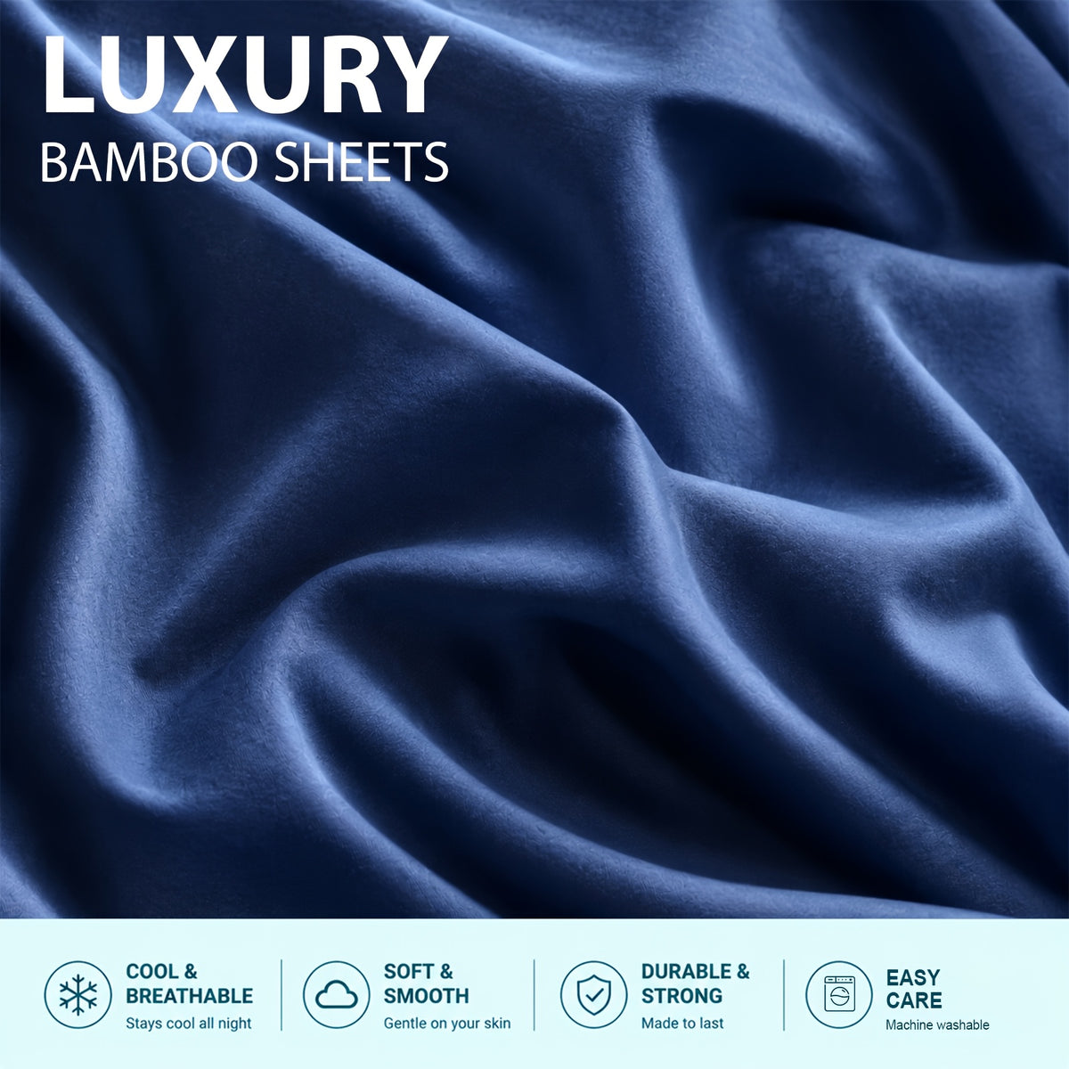 3 4pcs cooling bamboo bed sheet set 3000 tc extra deep
