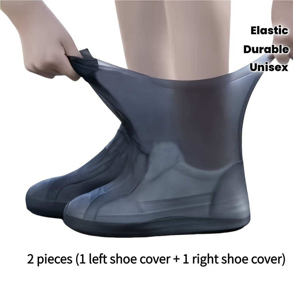 waterproof rain shoe covers women reusable anti slip wear