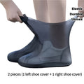waterproof rain shoe covers women reusable anti slip wear