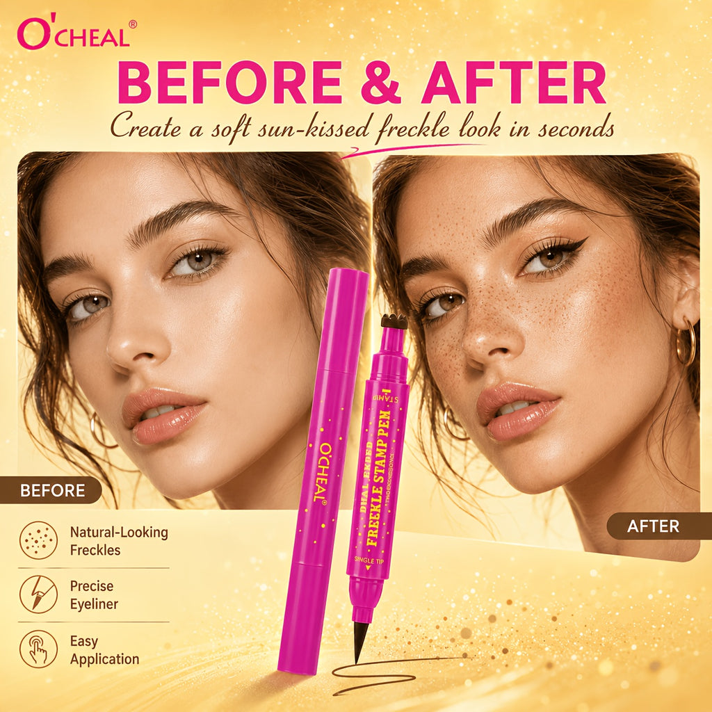 double headed freckle stamp eyeliner pen long lasting