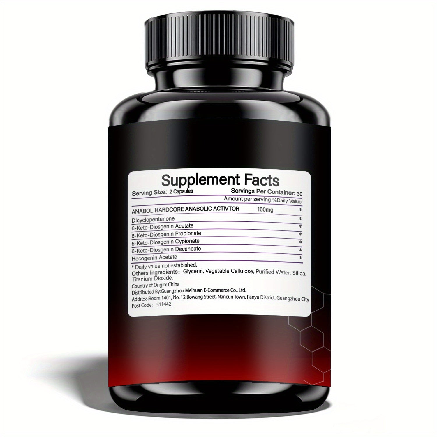 5 packs   capsules   supplement men advanced