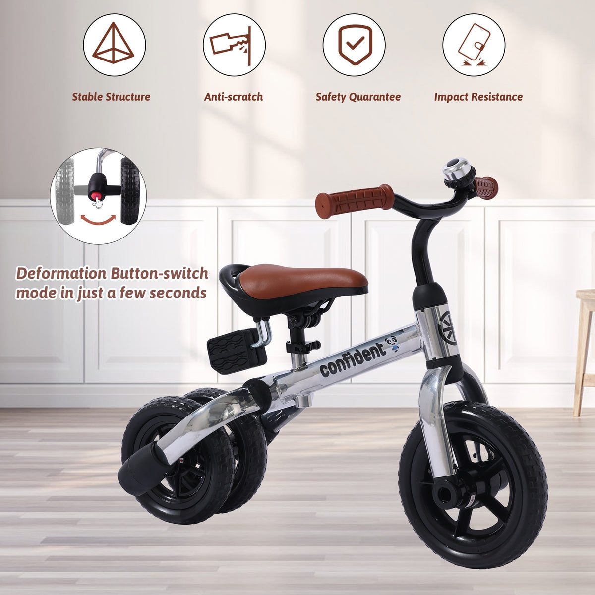 3in 1 tricycle toddlers age 2 years old boys girls